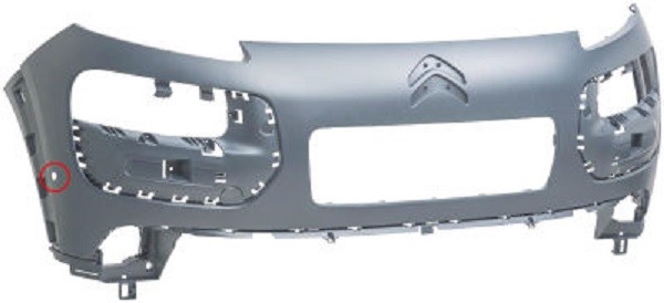 Front Bumper Citroen C4 Cactus 07.2014-> With Holes For Parking Sensors