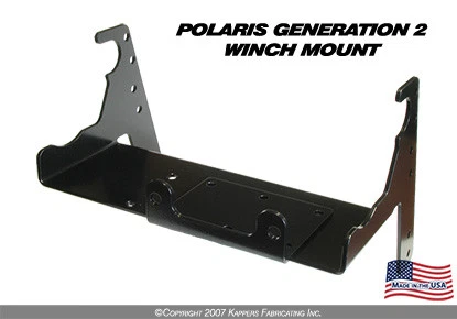 Juego de cabrestante y kit de montaje Kfi 3000Lb para Polaris 400L 2x4 4x4 94-97 Foto 2 de 2