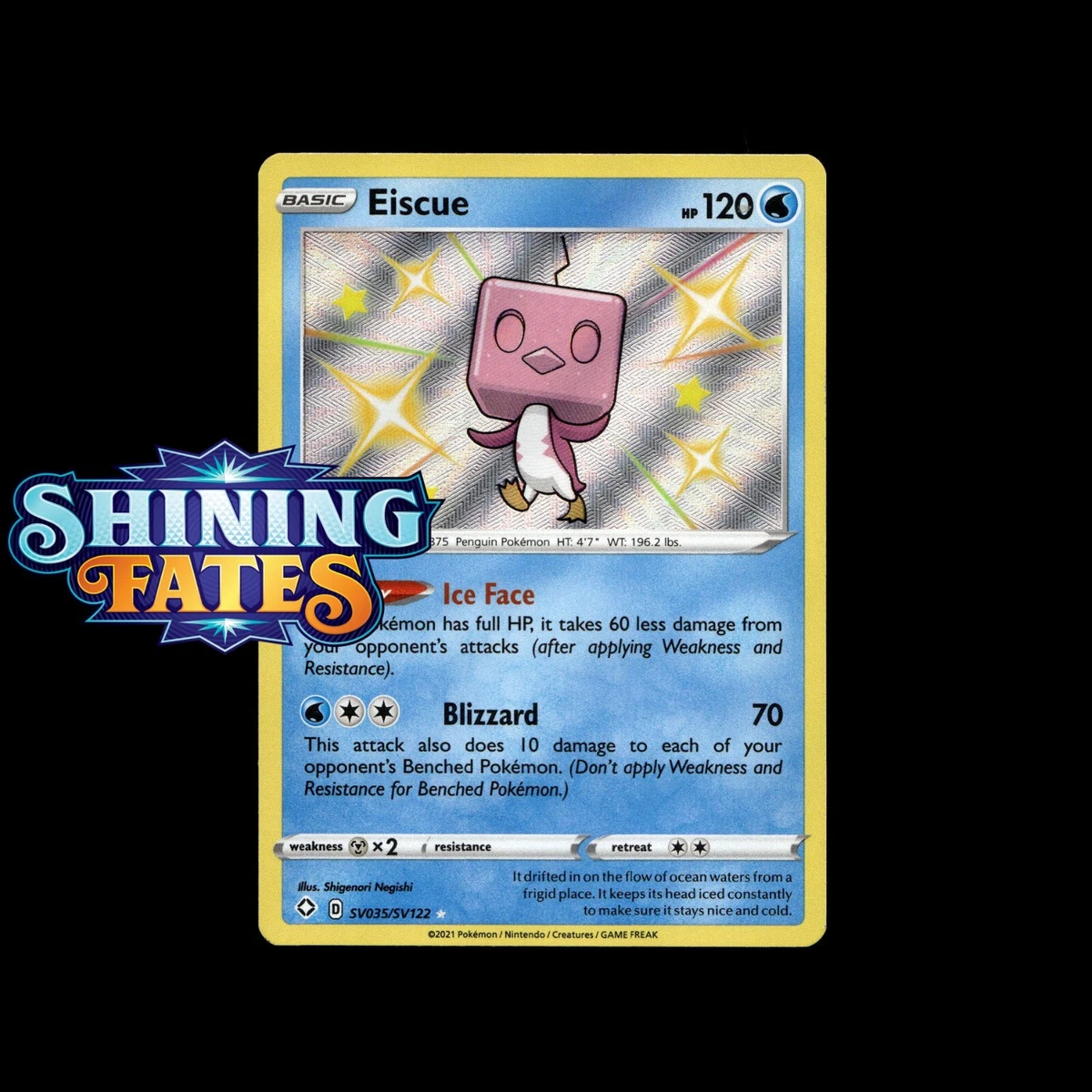 Eiscue SV035/SV122 Shining Fates: Shiny Vault for sale