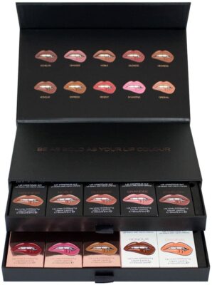 Revolution Makeup Retro Luxe Lip Vault flüssiger Lippenstift Liner ideale Geschenkpackung NEU