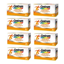 8 X 60s New Centrum Energy B-Vitamins and Minerals Multivitamin Reduce Tiredness