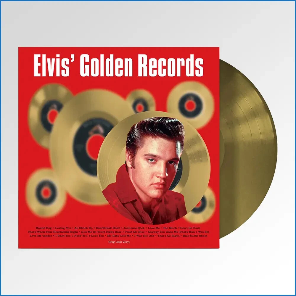 Elvis Collectors LP: ELVIS' GOLDEN RECORDS (2024) Limited Edition Gold ...