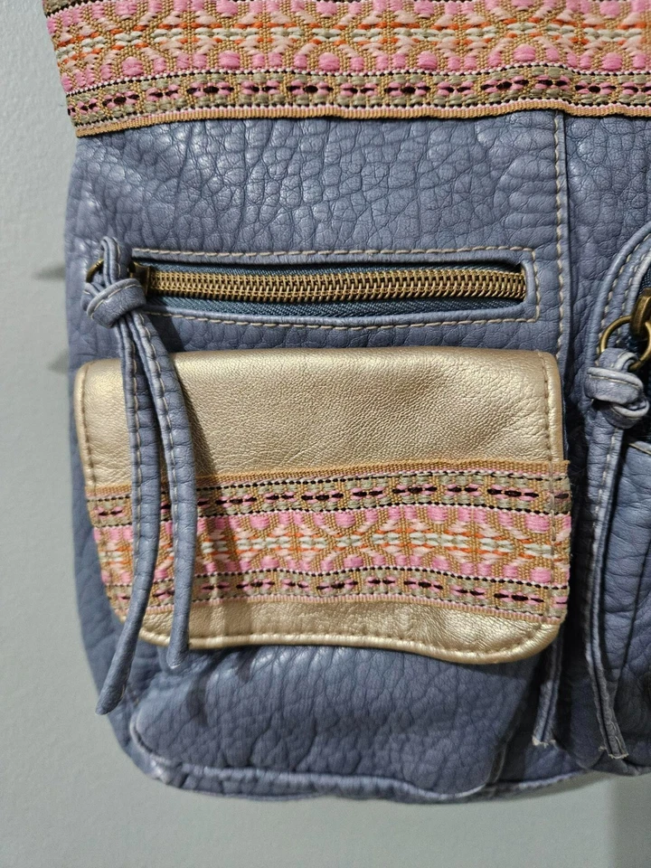 Union Bay Y2K Shoulder/Crossbody Backpack Faux Soft Leather with Cute Owl - Image 2 of 4