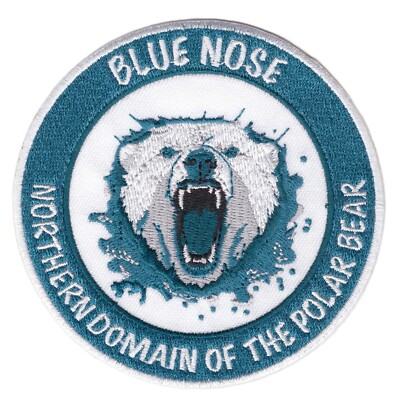 Blue Nose Northern Domain of the Polar Bear Embroidered Patch