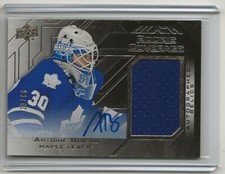 15-16 2015-16 UD Black Rookie Coverage Auto Relics Gold RCOVAB Antoine Bibeau/60