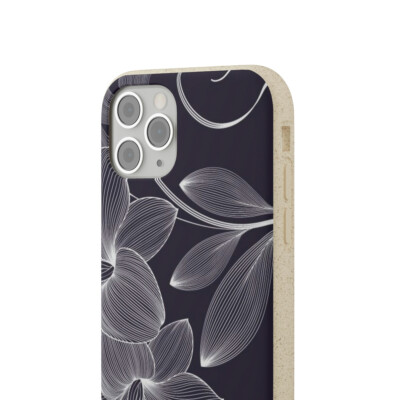 Beautiful Floral Biodegradable Cases