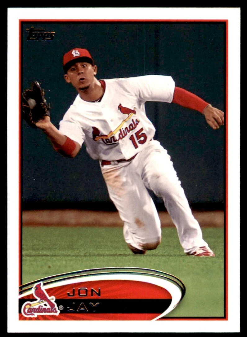 2012 TOPPS JON JAY ST. LOUIS CARDINALS #258