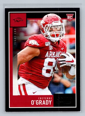 2020 Score #402 Cheyenne O'Grady Black Arkansas Razorbacks Rookie