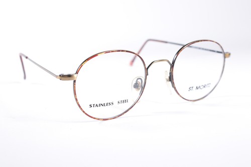 St.Moritz Vidal JV65 Schildpatt Panto Vollrand Vintage Unisex Brille - Bild 2 von 4