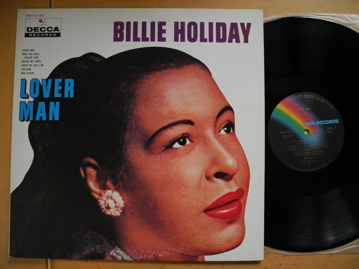 BILLIE HOLIDAY Lover Man LP re Japan Decca VIM 4511(M) Near Mint