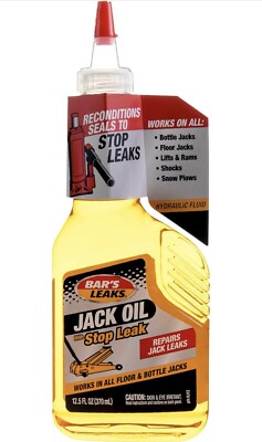 Bar's Leaks Jack Oil with Stop Leak - Fluid Oil Leak Stopper Prevent