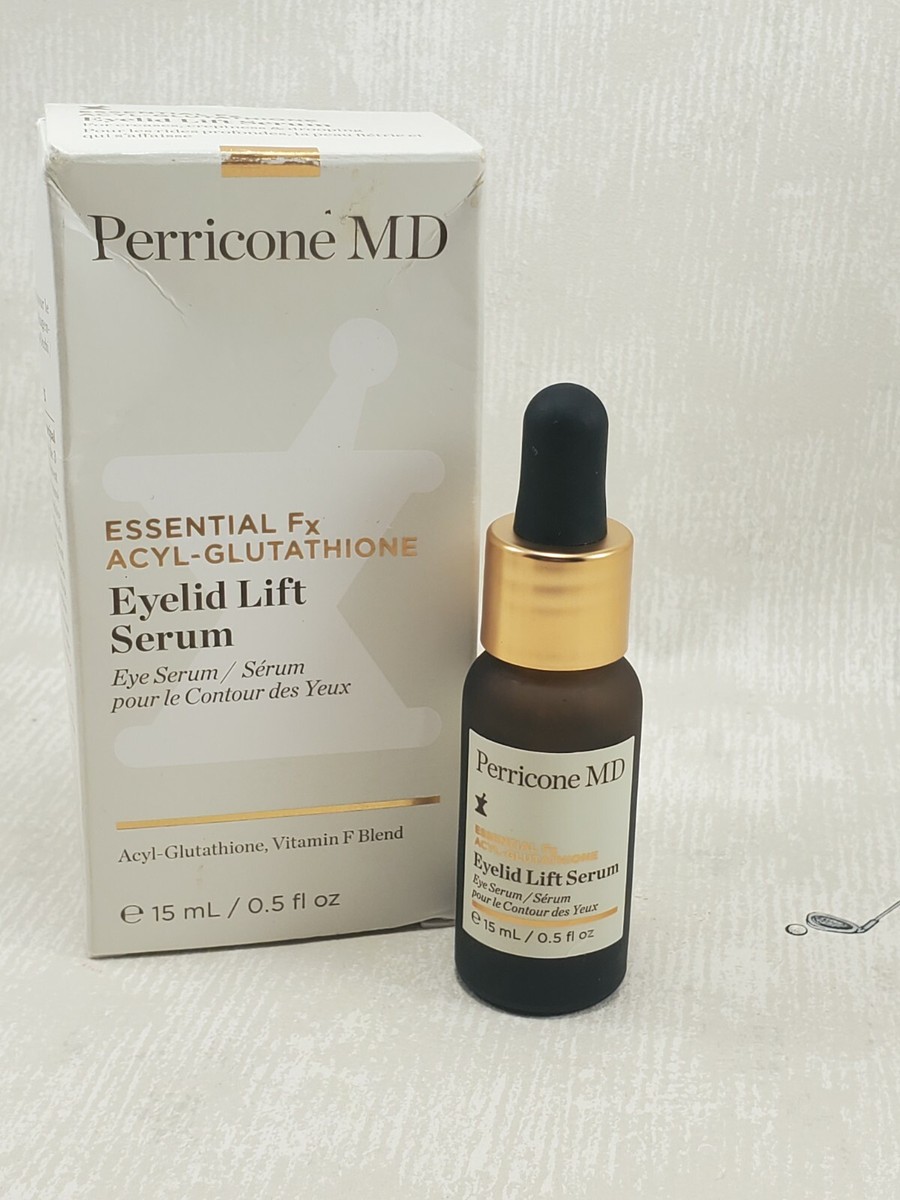 perricone md essential fx acyl glutathione eyelid lift serum 15ml Perricone MD Essential Fx Acyl-Glutathione Eyelid Lift Serum 0.5 fl oz NIB