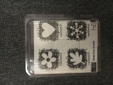 NEW Stampin Up Pack of 4 Wooden Stamps