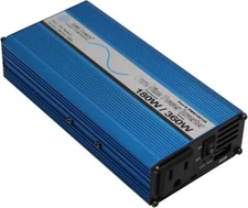 AIMS 180 Watt, 360 Watt Peak, Pure Sine DC to AC Power Inverter, USB Port