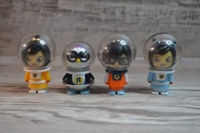 Ryan's World Toy 3" Figures Lot of 4 Astronaut