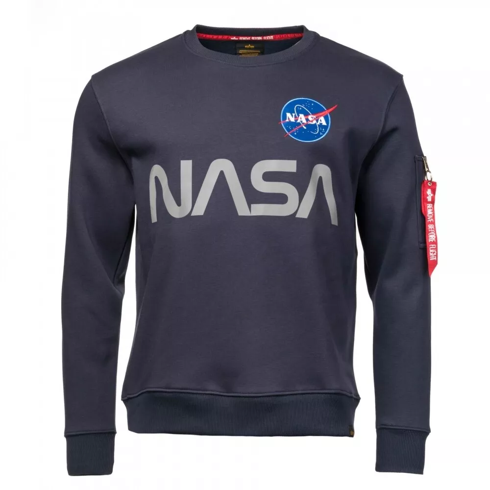 Reflective Men\'s in 178309/07 NASA Industries eBay Sweatshirt Blue- Rep | Alpha