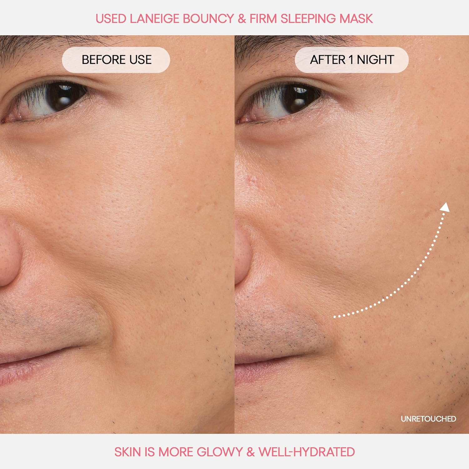 Bouncy and Firm Sleeping Mask: Revitalize, Smooth, Peony & Collagen Complex, ...