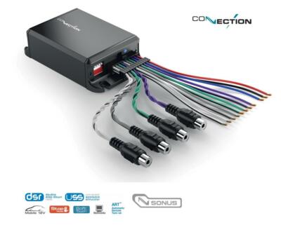Connection Audison SLI 4.2 4 Kanal High Low Adapter Konverter Wandler Cinch