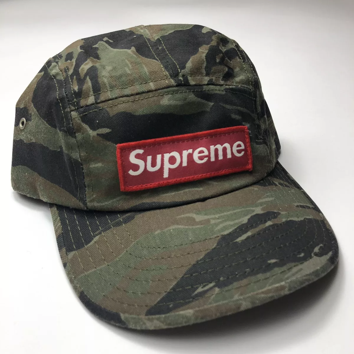 Supreme 2001 Tiger Camo Camp Cap Hat | eBay