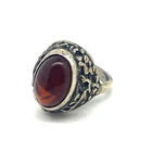 Vintage Baltic Amber, Sterling Silver Ring Sz. 7