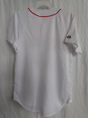 Boston Red Sox Adult Majestic Replica Home Jersey - No Name - $30