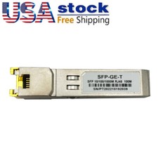 SFP-GE-T Transceiver Module SFP to RJ45 Copper 1000BASE-T GLC-T 10/100/1000M
