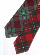 Tartan Tie Clan MacGregor OR Pocket Square Scottish Wool Plaid 