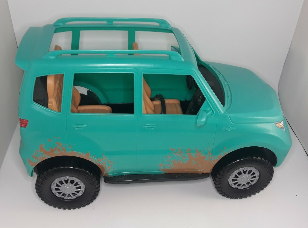 barbie camping fun doll and vehicle