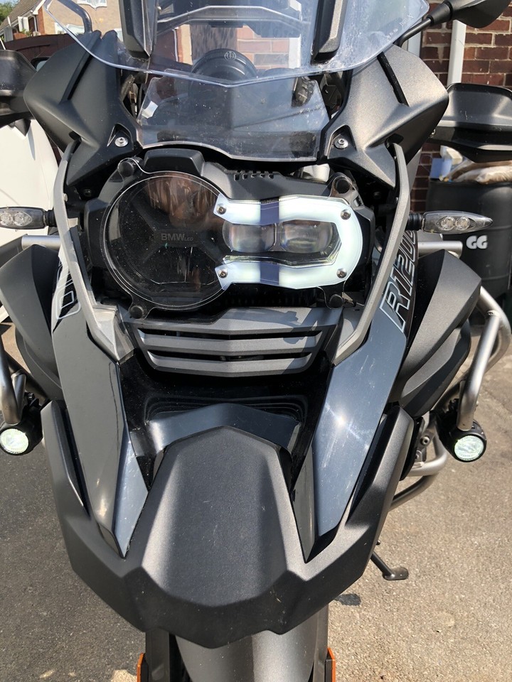 Headlight Guard For BMW R1200/1250GS & GSA (2013-2020) - Blue Defuser, Made In UK 11 thumbnail image