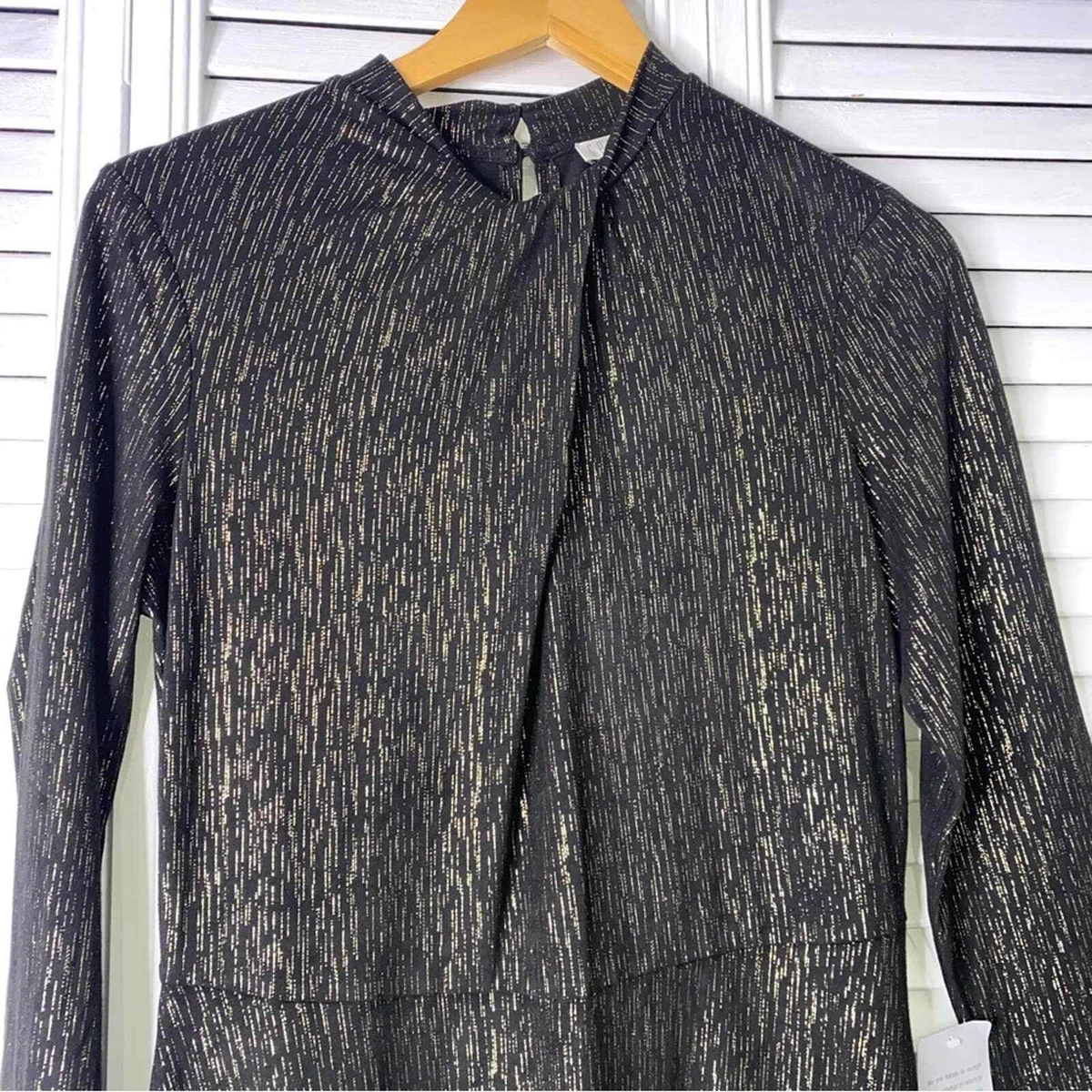 Nordstrom black hot sale and gold dress