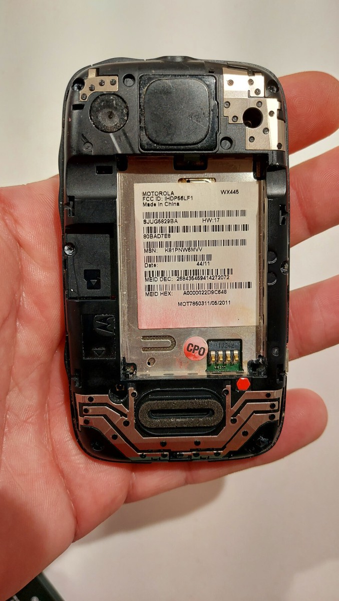 854.Motorola WX445 Very Rare - For Collectors - No Sim Card - CDMA