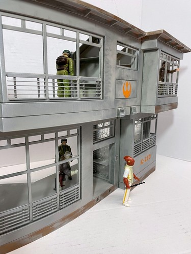 Star Wars Hoth Rebel Outpost Endor Building Jedi Empire Vintage Kenner 1:18 3.75 - Picture 10 of 24