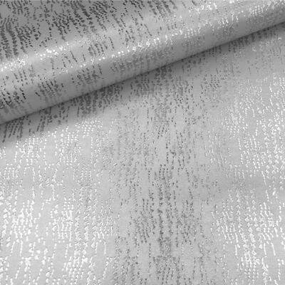 Muriva Kylie Minogue Cassia strukturierte metallische Designer-Tapete silber 701550