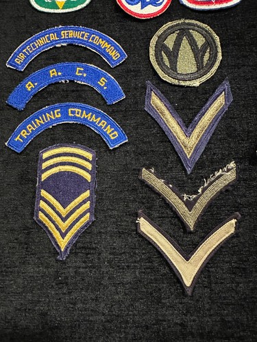 Riesiges Lot von 57 Sammlerstücken WW II Vietnam Ära Militär Patches Abzeichen - Bild 14 von 21