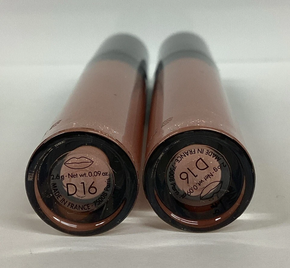 LOTE DE 2 Brillos de Labios Lab Shine Diamond Collection D16 Make Up For Ever 0,09 OZ SIN CAJA Foto 4 de 4