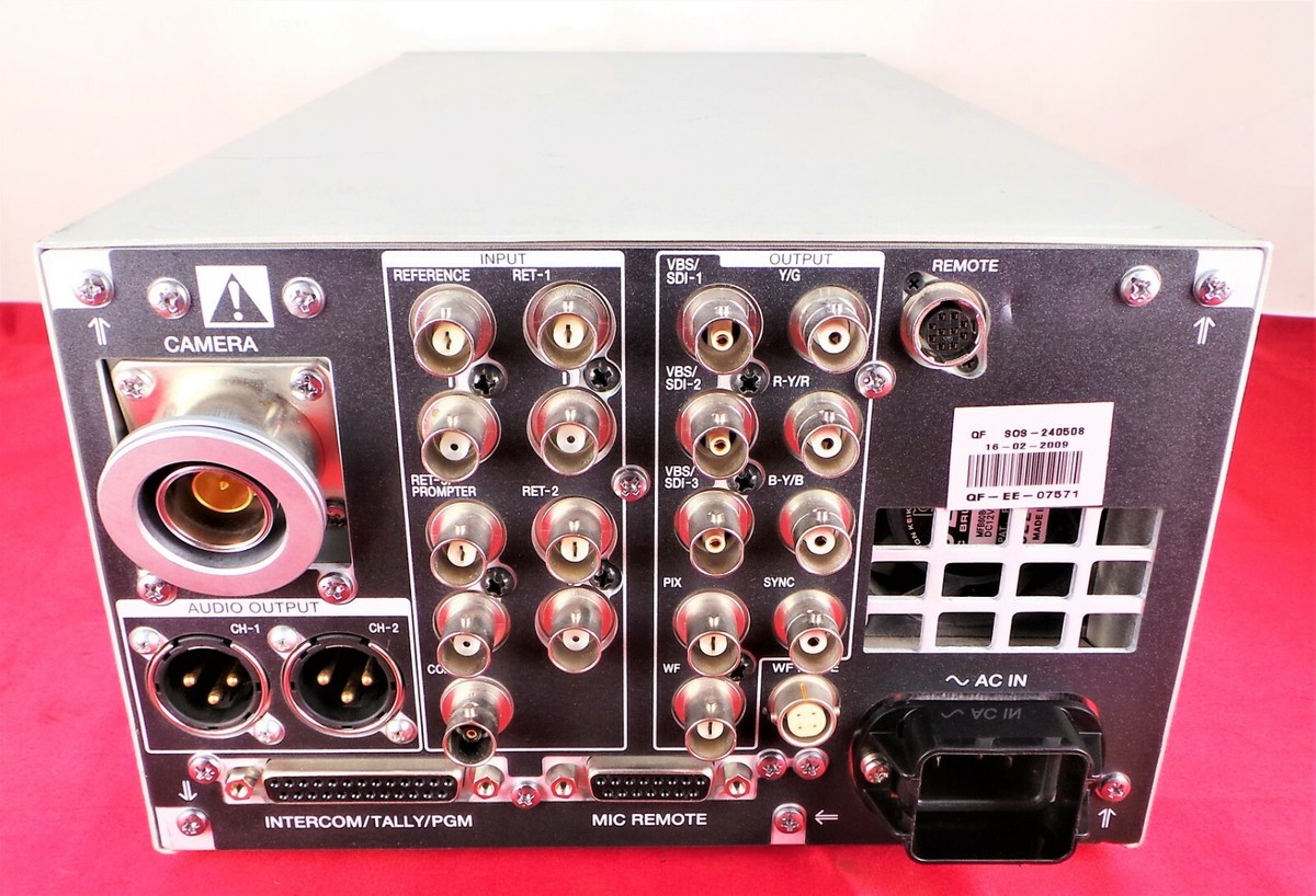 Sony CCU-TX50 Triax SDi Camera Control Unit DXC Cameras | eBay Sony CCU-TX50 Triax SDi Camera Control Unit DXC Cameras | eBay