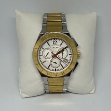 Versace 061803440314 Men Two Tone Stainless Steel Analog Dial Quartz Watch HME69