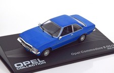 Opel Commodore B GS-E 1972 1977 Blue Ixo Altaya 1/43 Blau Bleu Eaglemoss Lhd