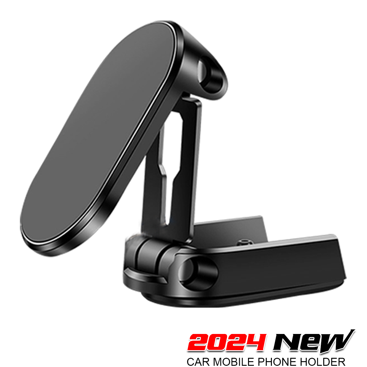 Magnetic 360° Car Mount Phone Holder Universal Stand Dashboard Folding Bracket