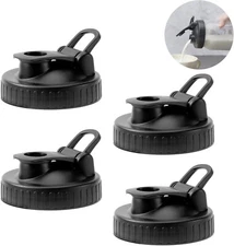 Pour Spout Lids for Ball Regular Mouth Mason Jars, Airtight Canning Jar Flip Cap