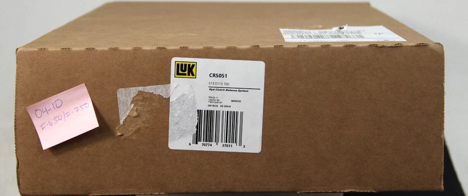 Conjunto precargado de cilindro maestro y esclavo de embrague LuK CRS051 NUEVO DE STOCK - 04-10 Ford F-650 F-750 Foto 2 de 3