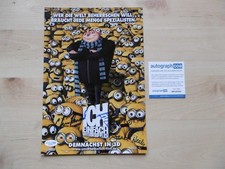 Chris Renaud Pierre Coffin Janet Healy Minions autographs signed 20x30 photo ACOA