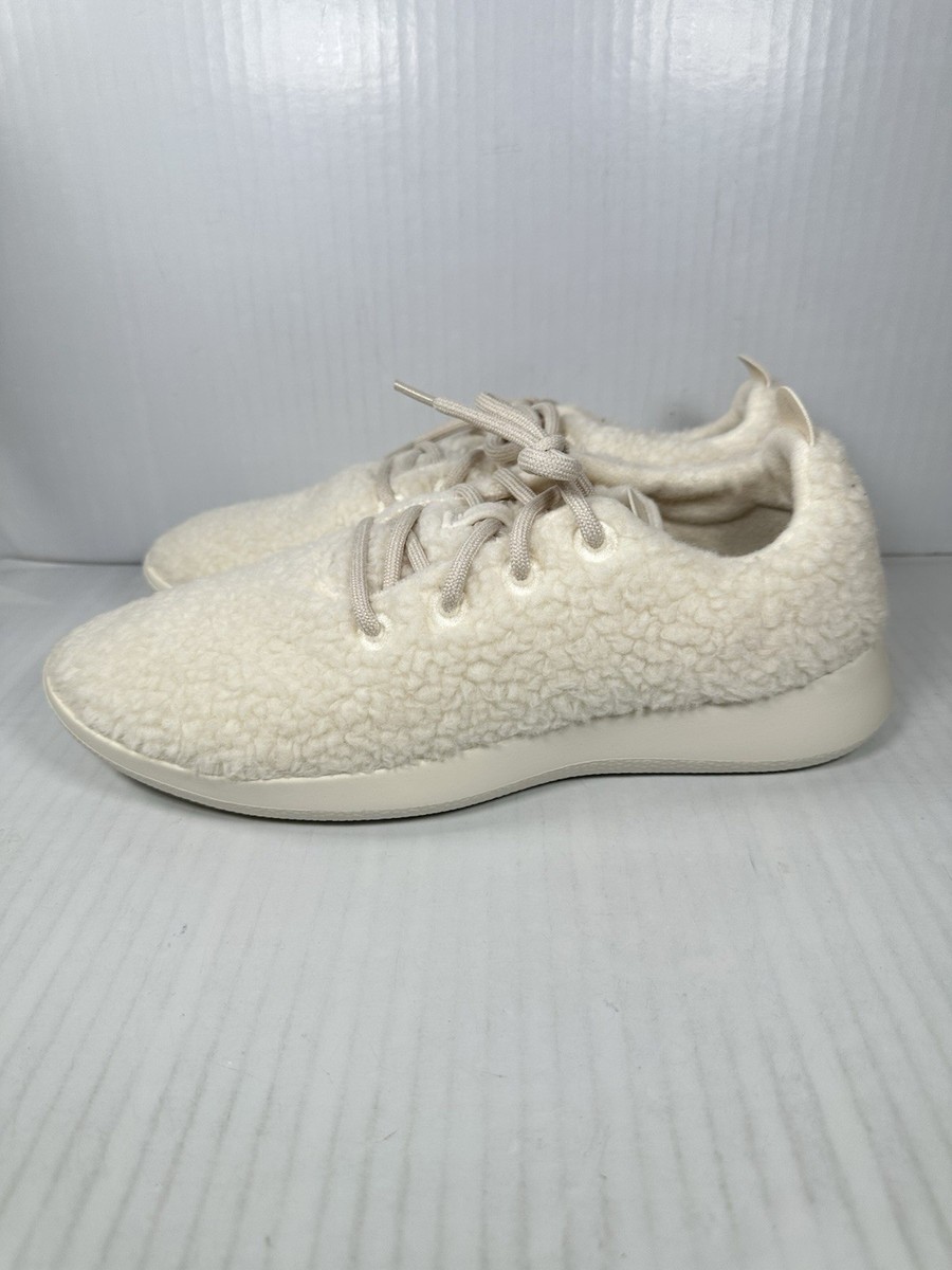 Size 11 Allbirds Wool Runner Fluffs Men Sneakers Shoes White  display picture 1