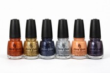 China Glaze Nail Polish Lot of 6 with free gift