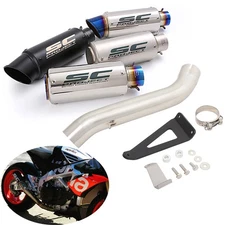 For Aprilia Tuono V4 1100 2017-2020 Slip-on Exhaust 61mm Muffler Escape Steel