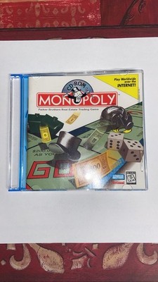 Parker Brothers Monopoly (1995) PC CD-ROM Game Jewel Case - Online Playability