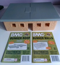 BMC Bunker With Roof stronghold building Hq diorama 1/32 toy soldier model kit