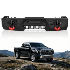 For Toyota Tundra 2022-2025 Pickup Truck Front Bumper W Winch Plate D-rings