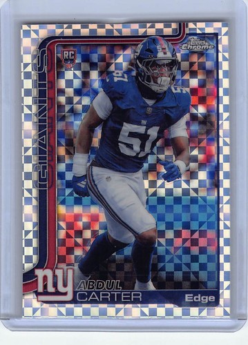 2025 Topps Chrome - Rookies Abdul Carter #350 X-Fractor (RC)