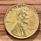 1931-P Lincoln Wheat Cent Monster Woody Error Wood Grain Improper Alloy Mix